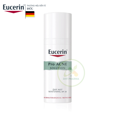 Kem dưỡng ban ngày Eucerin Pro Acne Day Mat Whitening SPF30 (Chai 50ml)