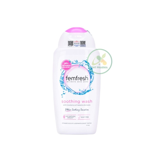 Dung dịch vệ sinh phụ nữ Femfresh Intimate Skin Care Soothing Wash (Chai 250ml)