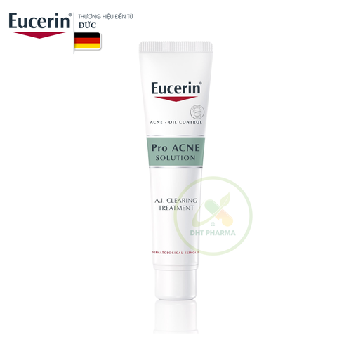 Gel giảm mụn sau 1 tuần Eucerin Pro Acne A.I. Clearing Treatment (Tube 40ml)