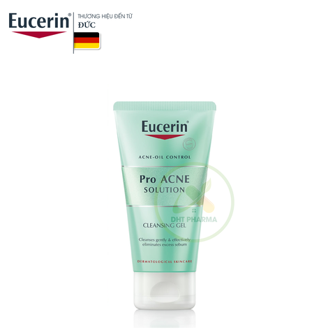 Gel rửa mặt giảm mụn Eucerin Pro Acne Cleansing Gel (Chai 75ml)