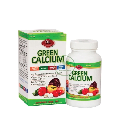 Green Calcium Olympian Labs bổ sung canxi hữu cơ cho mọi lứa tuổi