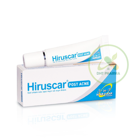 Gel Hiruscar Post Acne làm mờ sẹo, sáng vết thâm mụn (Hộp 1 tube 10g)