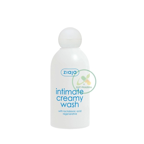 Dung dịch vệ sinh Intimate Creamy Wash Lactobionic Acid dưỡng ẩm, khử mùi, tăng độ đàn hồi da, bảo vệ da và niêm mạc (Chai 200ml)