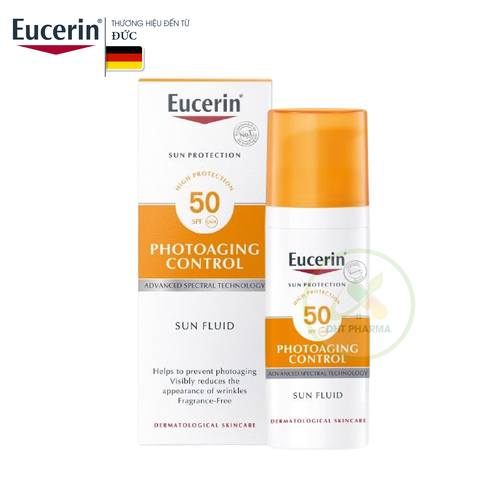 Kem chống nắng ngăn ngừa lão hóa Eucerin Sun Photoaging Control SPF 50+ (Chai 50ml)