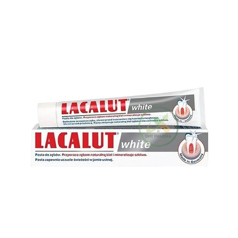 Kem đánh răng Lacalut White trắng răng, ngăn ngừa viêm nướu