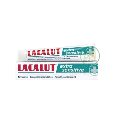 Kem đánh răng Lacalut Extra Sensitive dành cho răng ê buốt, ngăn ngừa viêm nướu