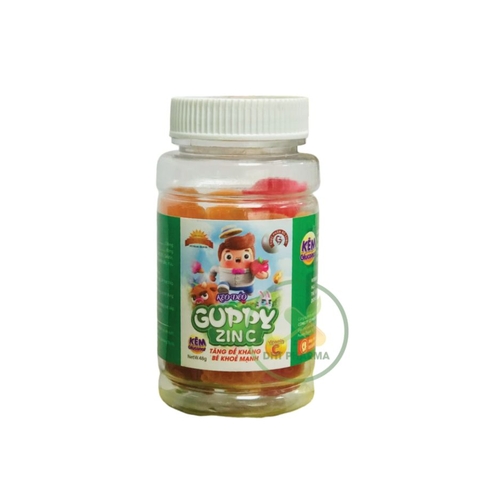 Kẹo dẻo GUPPY ZINC hỗ trợ tăng cường đề kháng bé khỏe mạnh (Lọ 48g)