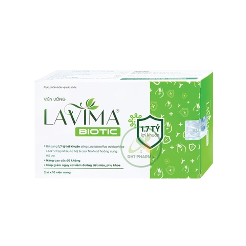 Viên uống phụ khoa Lavima Biotic bổ sung lợi khuẩn