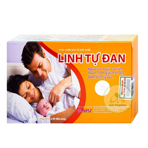 Linh Tự Đan giúp tăng cường sinh lý nam, hỗ trợ cho người hiếm muộn do sinh lý yếu  (Hộp 3 vỉ x10 viên)