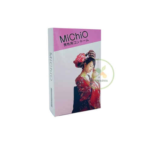 Bao cao su MiChiO gai gân siêu nhỏ siêu mỏng cho cảm giác chân thật (Hộp 12 cái)