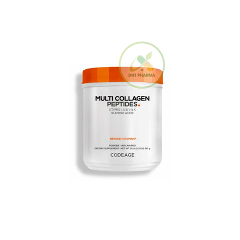 Multi Collagen Peptides bổ sung Collagen giúp làm đẹp da, cải thiện độ đàn hồi cho da (Hộp 567g)