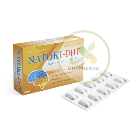 Natoki - DHT Tăng tuần hoàn và lưu thông máu (Hộp 3 vỉ x10 viên)