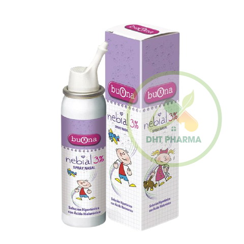 Bình xịt mũi dung dịch ưu trương Nebianax 3% Nasal Spray (Lọ 100ml)