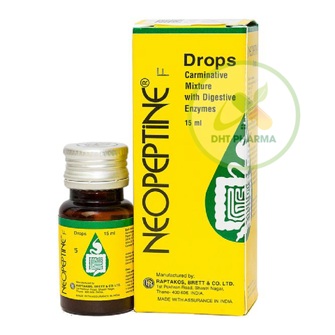 Neopeptine F Drops hỗ trợ tăng cường tiêu hóa (Hộp 1 Lọ 15ml)