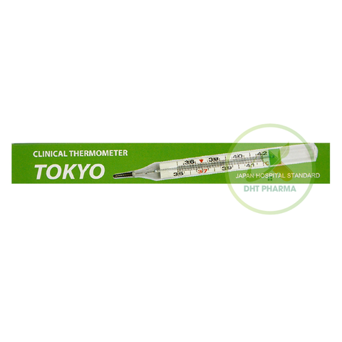 Nhiệt kế thủy ngân TOKYO đo thân nhiệt (Hộp 1 cái)