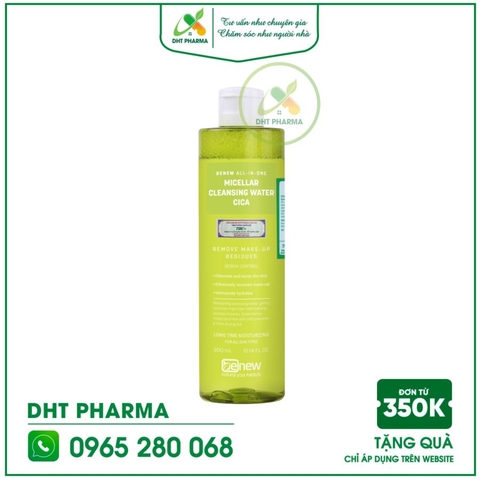 Nước tẩy trang đa năng tin chất rau má - BENEW MICELLAR CLEANSING WATER CICA 300ml