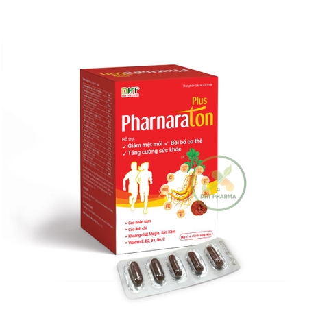 Viên uống Pharnaraton Plus hỗ trợ bồi bổ cơ thể tăng cường thể lực giảm mệt mỏi