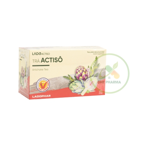 Trà Actisô Ladophar giúp mát gan, thông mật, lợi tiểu (Hộp 20túi x 2g)