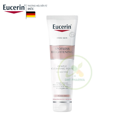 Sữa rửa mặt tạo bọt dưỡng sáng Eucerin Spotless Brightening Cleansing Foam (Tube 150g)