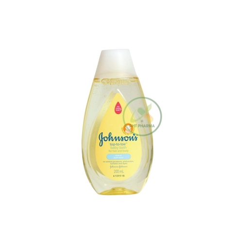 Sữa tắm gội Johnson's Baby Top-to-toe dành cho trẻ sơ sinh và trẻ nhỏ (Chai 200ml)