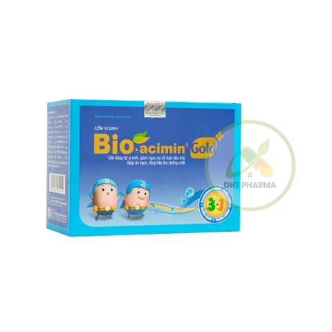 Bio-acimin Gold tiêu hóa khỏe trẻ ăn ngon (Hộp 30 gói)