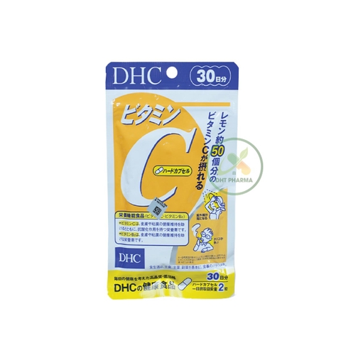 Viên uống trắng da DHC Vitamin C Hard Capsule Nhật Bản