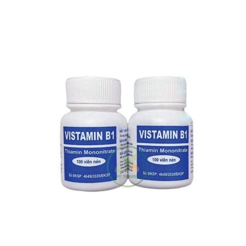 Vistamin B1 Đại Uy bổ sung vitamin B1 cho cơ thể (Hộp 100 viên nén)