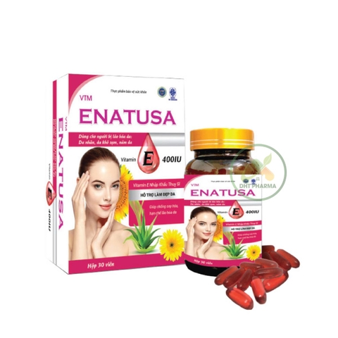 Vitamin ENATUSA bổ sung vitamin E hỗ trợ chống oxy hóa, hạn chế lão hóa da