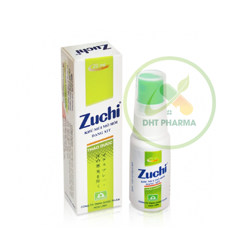 Xịt khử mùi mồ hôi Zuchi Herb (Hộp 1 lọ xịt 20ml)