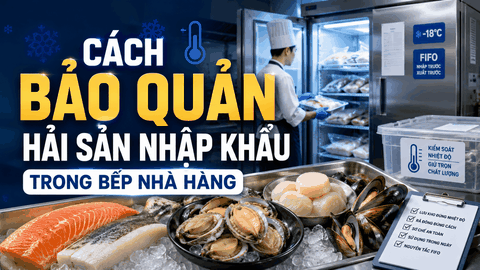 Cách Bảo Quản Hải Sản Nhập Khẩu Trong Bếp Nhà Hàng - Sai Một Bước, Mất Cả Lô Hàng