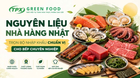 Nguyên Liệu Nhà Hàng Nhật: Trọn Bộ Nhập Khẩu Chuẩn Vị Cho Bếp Chuyên ghiệp
