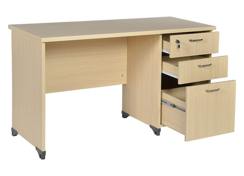 Bàn làm việc Hòa Phát hộc liền AT120SHL3D