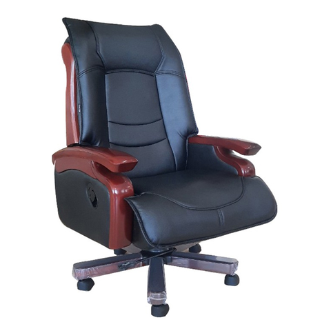 Ghế lãnh đạo ốp gỗ cao cấp Hòa Phát TQ39