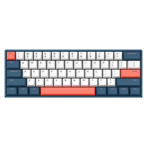 Bàn phím cơ không dây IQUNIX F60 – Coral Sea