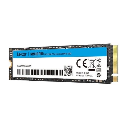 SSD Lexar NM610 M.2 PCIe Gen3 x4 NVMe 500GB LNM610-500RB