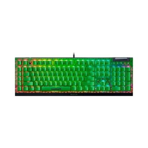 Bàn phím cơ Razer BlackWidow V4 X Green Switch - Minecraft Edition