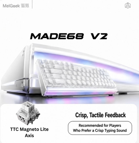Bàn Phím Gaming HE Melgeek MADE84 Ultra V2
