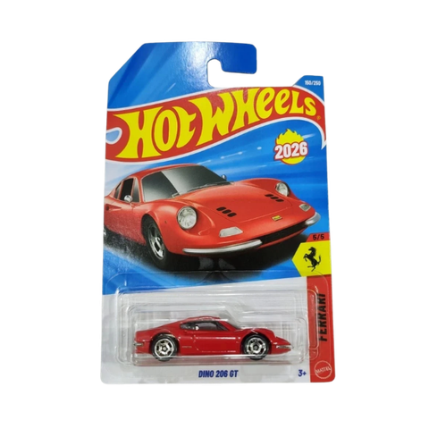 Xe mô hình Hot Wheels DINO 206 GT