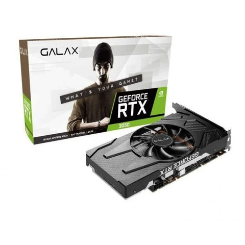 Card màn hình Galax PG190 Black GF RTX 3050 (1-Click OC) 8GB GDDR6