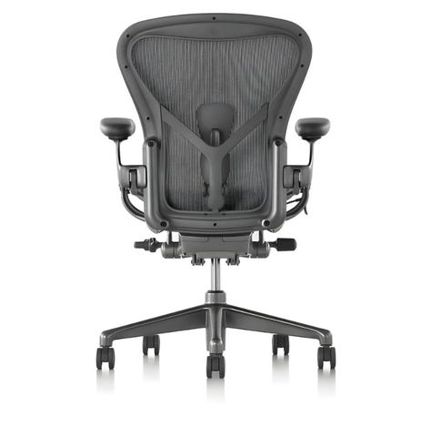 Ghế Herman Miller Aeron - Khung Hợp Kim, Chân Hợp Kim, Màu Carbon