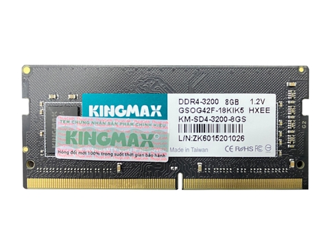 Ram Laptop Kingmax 8GB DDR4 3200MHz