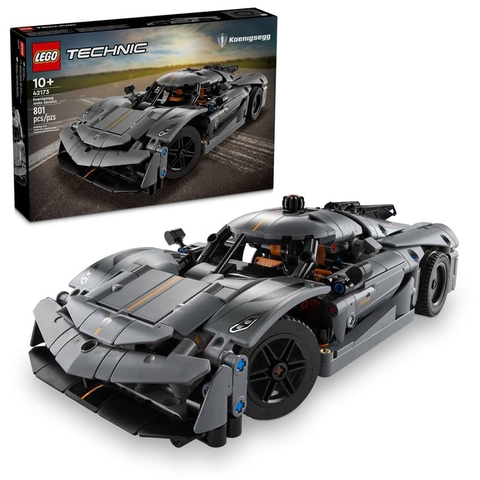 Bộ mô hình Xe Thể Thao Koenigsegg Jesko Absolut Màu Xám LEGO TECHNIC #42173