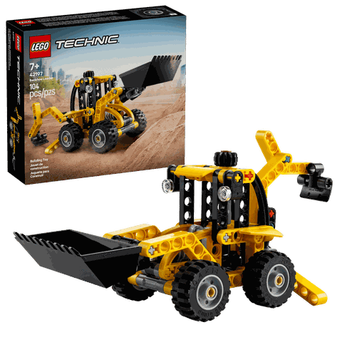 Bộ Mô Hình Xe Máy Đào Và Máy Xúc Kết Hợp LEGO TECHNIC #42197