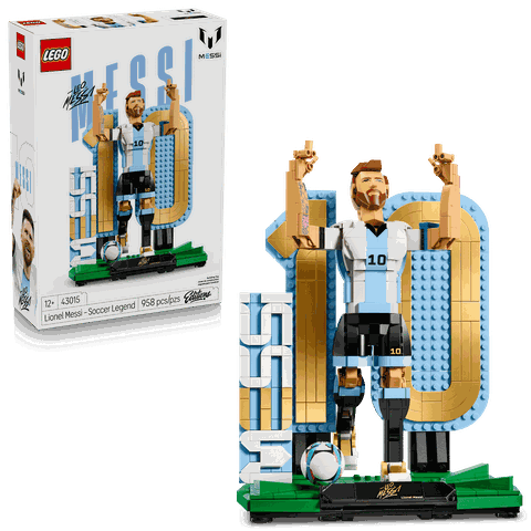 Bộ Mô Hình LEGO Lionel Messi - Huyền thoại bóng đá Argentina #43015