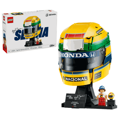 Mô Hình Lắp Ráp LEGO Mũ Bảo Hiểm Ayrton Senna F1 #43024