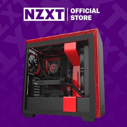 Vỏ Case Máy Tính NZXT H710 (Đen Đỏ/Đen Sần/Trắng Sần)