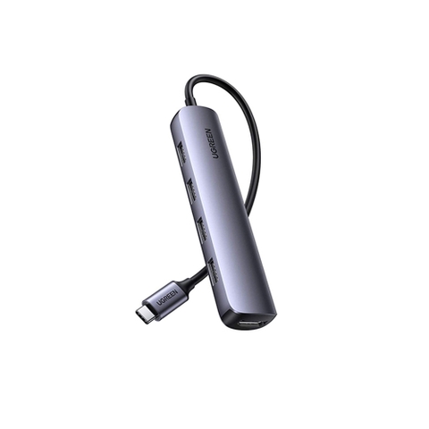 Thiết bị mở rộng USB Type C to HDMI 4K@30Hz kèm Hub 4 cổng USB 3.0 Ugreen 20197 cao cấp
