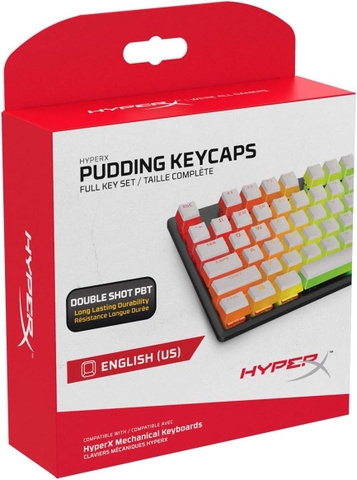 Bộ phím bấm HyperX PBT Full Key Set – White