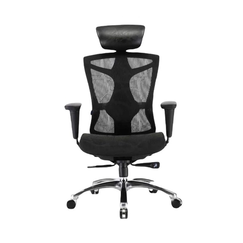 Ghế Công Thái Học Sihoo V1 - Lưng Đen Lưới Đen