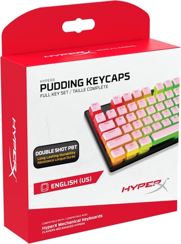 Bộ phím bấm HyperX PBT Full Key Set – Pink